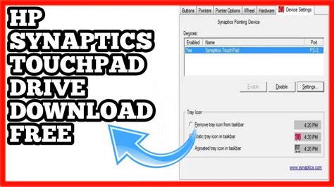Touchpad Driver (Synaptics, Elan) for Windows 10 (64.